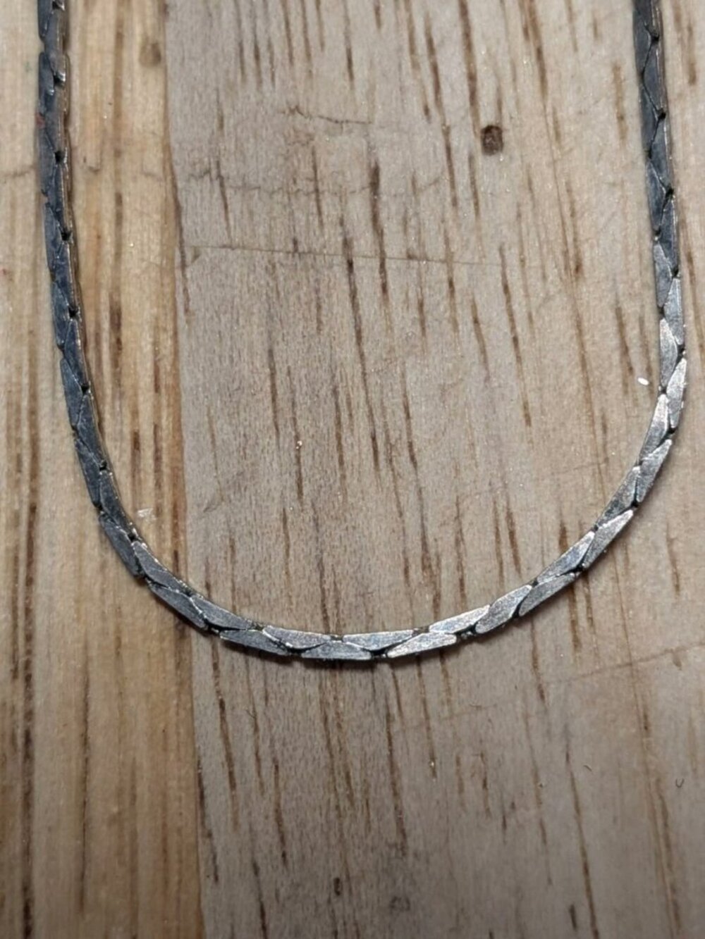 Vintage Korea Necklace, 20" , Silver tone